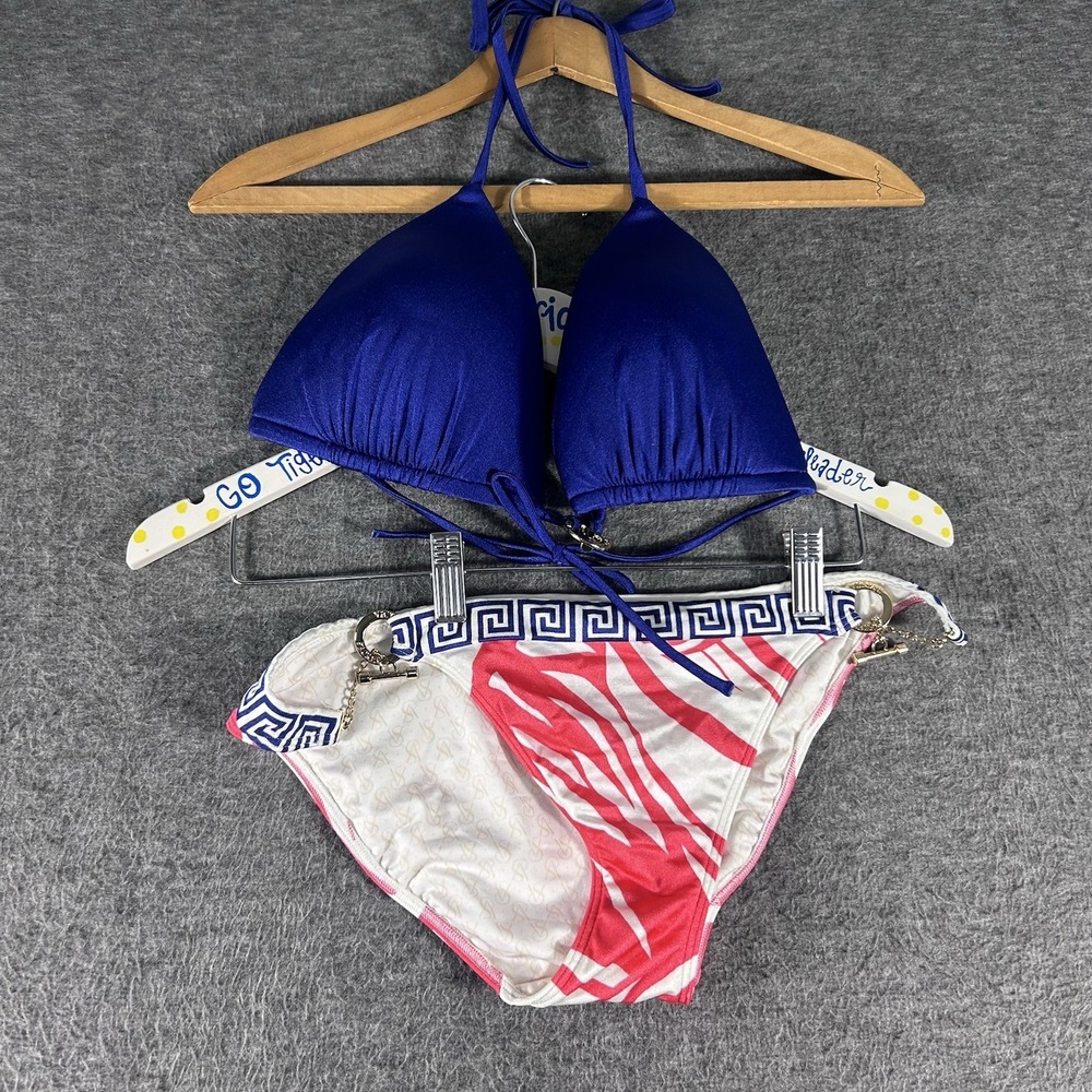 Victoria's Secret Classy Triangle Push Up Bikini Top & Bottom Large Beach Resort
